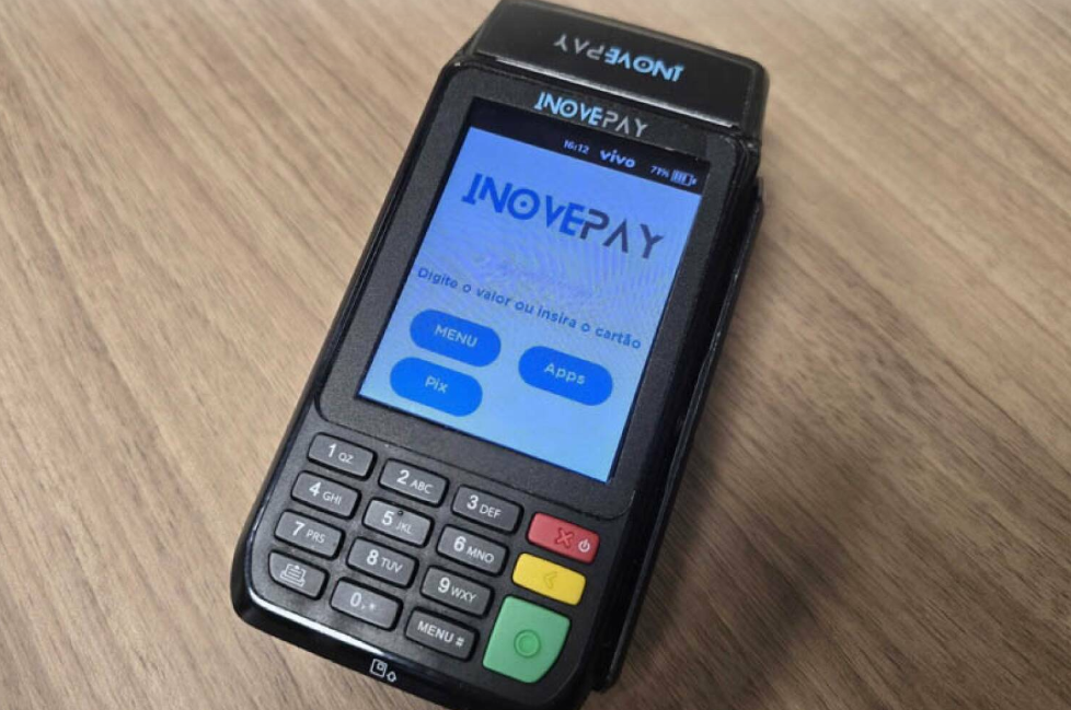 maquina de cartão da InovePay